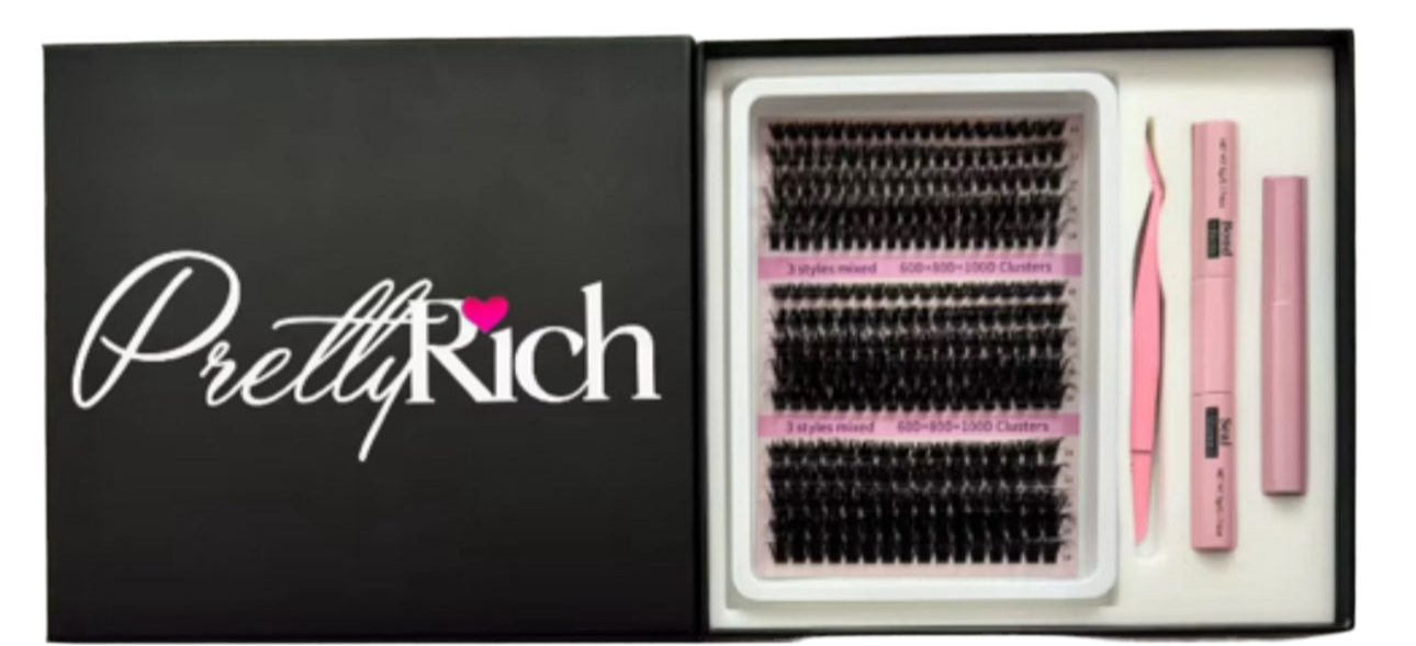 Pretty Rich Lash Cluster Kit